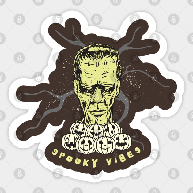 spooky vibes Sticker by Diusse